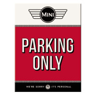Magnet - Mini Cooper - Parking Only Red Magnet - Mini Cooper - Parking Only Red