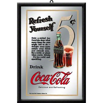 Oglinda decor - Coca Cola 5 Cent