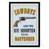 Oglinda decor - Cowboys - Leave your revolver
