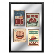 Oglinda decor - Fast Food