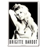 Placa metalica - Brigitte Bardot - 10x14 cm