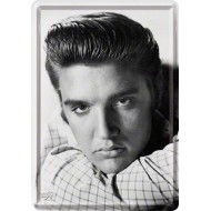 Placa metalica - Elvis Presley - 10x14 cm