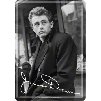 Placa metalica - James Dean - 10x14 cm