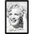 Placa metalica - Marilyn Monroe smile - 10x14 cm