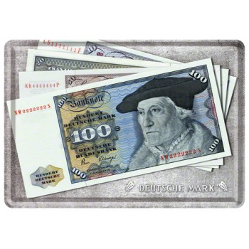 Placa metalica - Deutsche mark - 10x14 cm Placa metalica - Deutsche mark - 10x14 cm
