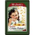 Placa metalica - Crispy Flakes - 10x14 cm