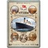 Placa metalica - Titanic - Olympic Class - 10x14 cm