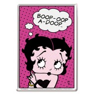 Placa metalica - Betty Boop - Woop - 10x14 cm