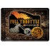 Placa metalica - Full Throttle - 10x14 cm