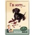 Placa metalica - I`m Sorry - 10x14 cm