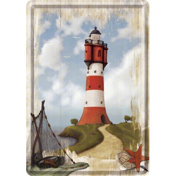 Placa metalica - Lighthouse - 10x14 cm