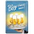 Placa metalica - Beer - 10x14 cm