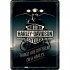 Placa metalica - Harley-Davidson Things are Different - 10x14 cm