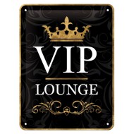 Placa metalica - VIP Lounge - 15x20 cm Placa metalica - VIP Lounge - 15x20 cm