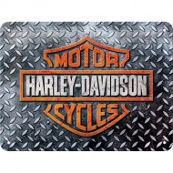 Placa metalica Harley-Davidson - Diamond Plate Placa metalica Harley-Davidson - Diamond Plate