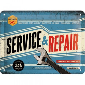 Placa metalica - Service  Placa metalica - Service
