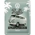 Placa metalica - VW Retro Bulli - 15x20 cm