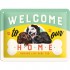 Placa metalica - Welcome to our Home - 15x20 cm