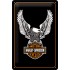 Placa metalica - Harley Davidson Eagle Logo - 20x30 cm