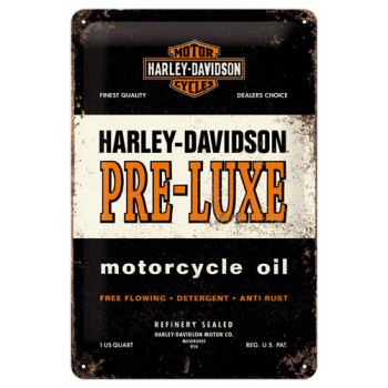Placa metalica - Harley Davidson Pre-Luxe - 20x30 cm Placa metalica - Harley Davidson Pre-Luxe - 20x30 cm