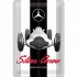 Placa metalica - Mercedes Benz - Silver Arrow - 20x30 cm