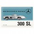 Placa metalica - Mercedes-Benz 300 SL - 20x30 cm