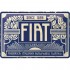 Placa metalica Fiat - Since 1899 Logo Blue 20x30 cm