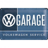 Placa metalica - Volkswagen Garage - 20x30 cm Placa metalica - Volkswagen Garage - 20x30 cm