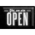 Placa metalica - We Are Open - 20x30 cm
