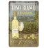 Placa metalica - Vino Blanco - 20x30 cm