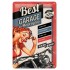 Placa metalica - Best Garage Red - 20x30 cm