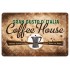 Placa metalica - Coffee House - 20x30 cm
