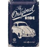 Placa metalica - VW Beetle - The original Ride - 20x30 cm Placa metalica - VW Beetle - The original Ride - 20x30 cm