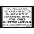 Placa metalica - You Are Leaving - 20x30 cm