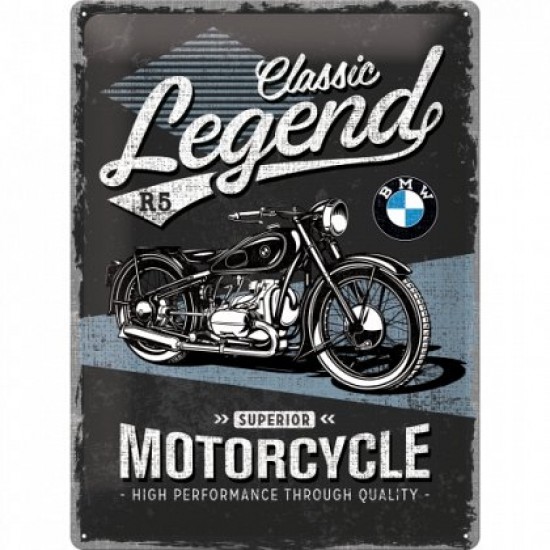 Placa metalica - BMW - Classic Legend - 30x40 cm