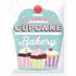 Placa metalica - Cupcake - 30x40 cm