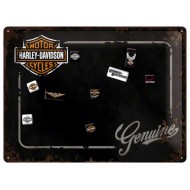 Placa metalica - Harley-Davidson - Remember - 30x40 cm