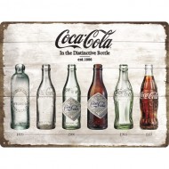 Placa metalica - Coca Cola - Evolution - 30x40 cm Placa metalica - Coca Cola - Evolution - 30x40 cm