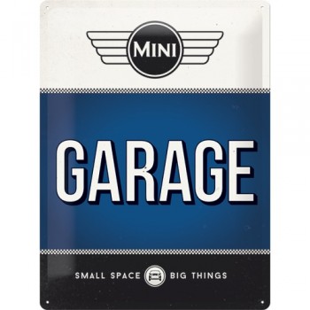 Placa metalica - Mini Cooper - Garage - 30x40 cm Placa metalica - Mini Cooper - Garage - 30x40 cm