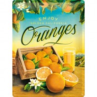 Placa metalica - Oranges - 30x40 cm Placa metalica - Oranges - 30x40 cm
