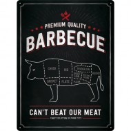 Placa metalica - Premium Barbecue - 30x40 cm Placa metalica - Premium Barbecue - 30x40 cm