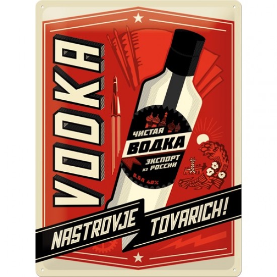 Placa metalica - Vodka - 30x40 cm Placa metalica - Vodka - 30x40 cm
