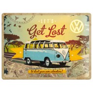 Placa metalica - Volkswagen - Get Lost - 30x40 cm Placa metalica - Volkswagen - Get Lost - 30x40 cm