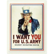 Placa metalica - I want you for US Army! - 30x40 cm Placa metalica - I want you for US Army! - 30x40 cm