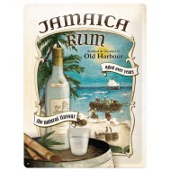 Placa metalica - Jamaica Rum - 30x40 cm