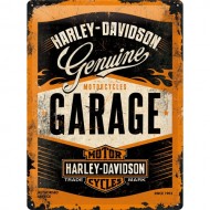 Placa metalica - Harley Davidson Garage - 30x40 cm Placa metalica - Harley Davidson Garage - 30x40 cm