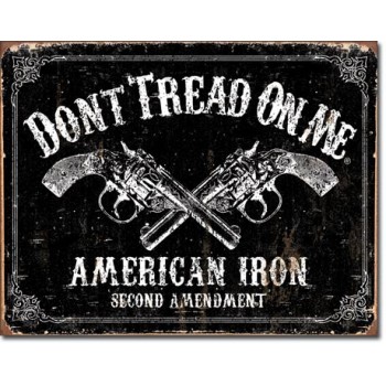 Placa metalica - American Iron - 30x40 cm