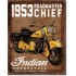 Placa metalica - 1953 Indian Roadmaster - 30x40 cm