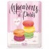 Placa metalica - Macarons de Paris - 30x40 cm