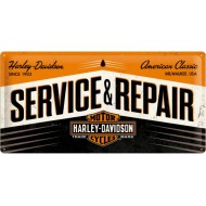Placa metalica - Harley Davidson - Service and Repair - 25x50 cm Placa metalica - Harley Davidson - Service and Repair - 25x50 cm